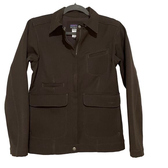 Patagonia Women's Fremont Jacket Brown Utility Jacket Size Small Winter Barn - Picture 1 of 10